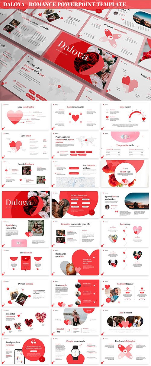 Dalova - Romance Powerpoint Template