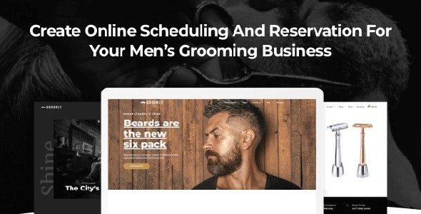 ThemeForest - Groomly v1.2.48 - Men's Grooming WordPress Theme - 23201848