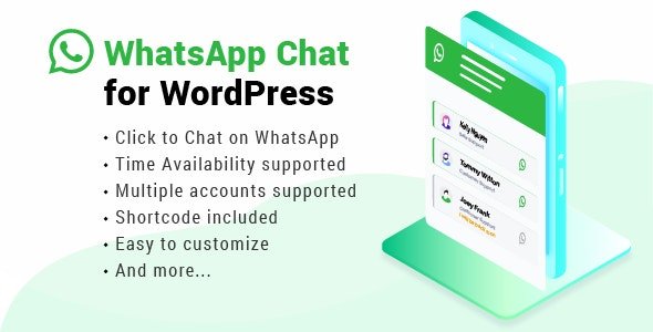 CodeCanyon - WhatsApp Chat WordPress v3.3.3.1 - 22800580