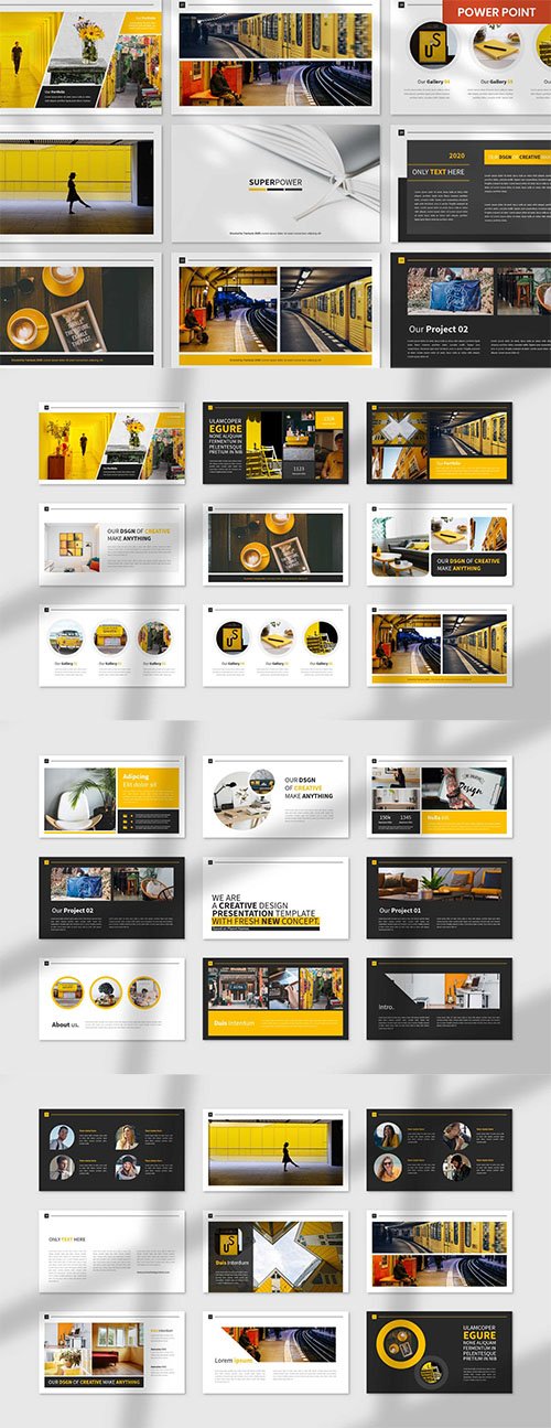 SuperPower PowerPoint, Keynote and Google Slides Template