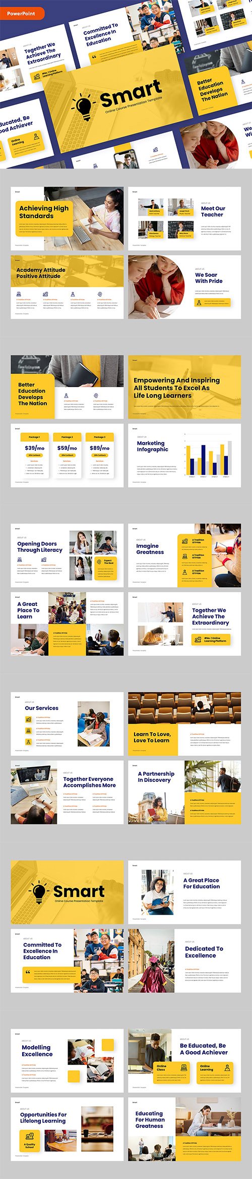 SMART - Education PowerPoint, Keynote and Google Slides Template