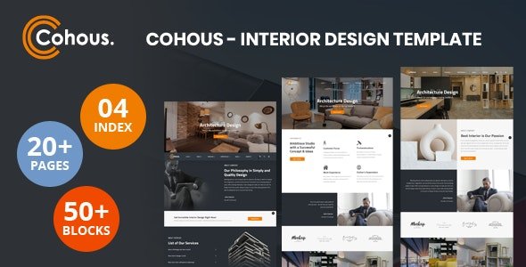 ThemeForest - Cohous v1.0.0 - Interior Design Template - 31139803