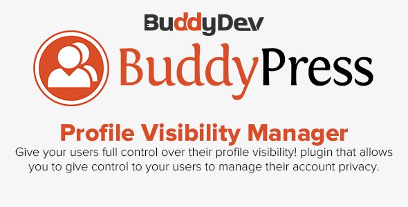 BuddyDev - BuddyPress Profile Visibility Manager v1.8.6 - Give Your Users Full Control Over Their Profile Visibility