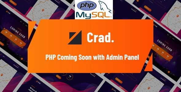 CodeCanyon - Crad v2.1 - PHP Coming Soon with Admin Panel - 28523056