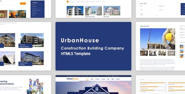 ThemeForest - UrbanHouse v1.0 - Construction Renovation HTML5 Template + SASS - 20731829