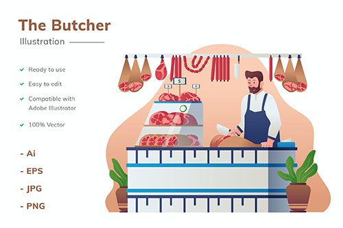 butcher-illustration
