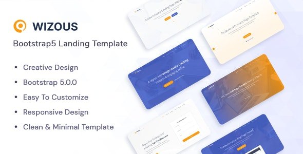 ThemeForest - Wizous v1.0 - Bootstrap 5 Landing page Template - 31188610
