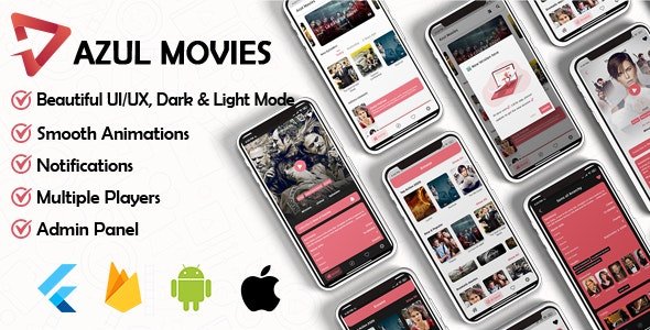CodeCanyon - Movies App v1.0 - Admin panel ( movies & series & tv shows...) Flutter - 30212016