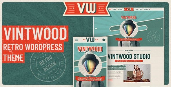 ThemeForest - VintWood v1.0.9 - a Vintage, Retro WordPress Theme - 22601126