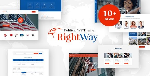 ThemeForest - Right Way v4.0 - Election Campaign and Political Candidate WordPress Theme - 9091481 - NULLED