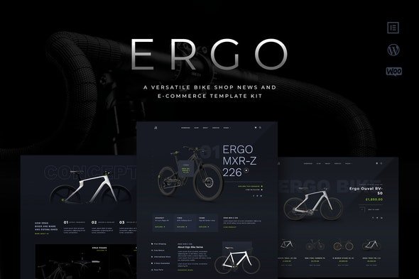 ThemeForest - ERGO v3.1.0 - Bike & Cycling WooCommerce Elementor Template Kit - 31259615