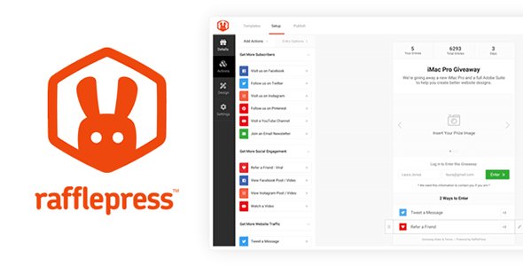 RafflePress Pro v1.9.0 - The Best WordPress Giveaway Plugin - NULLED