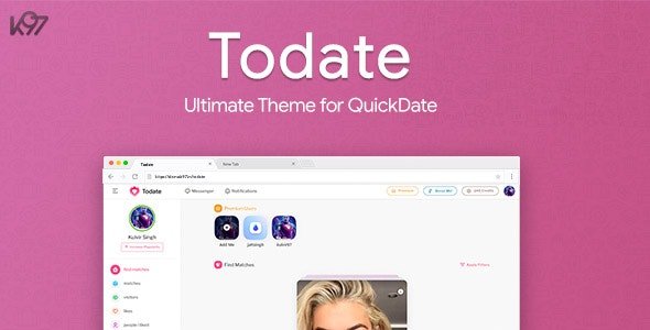 CodeCanyon - Todate v1.3 - The Ultimate QuickDate Theme - 24982814