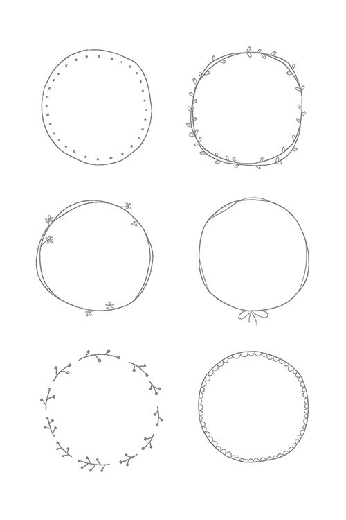 Circles frames png
