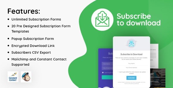 CodeCanyon - Subscribe to Download v1.2.8 - An advanced subscription plugin for WordPress - 24020447