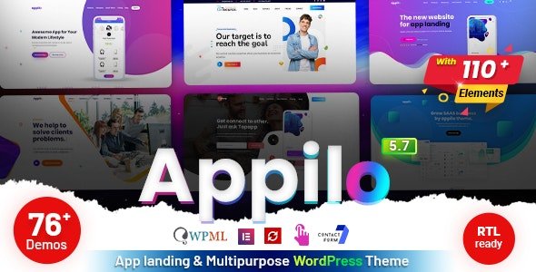ThemeForest - Appilo v5.8 - App Landing WordPress Theme - 22358661 - NULLED