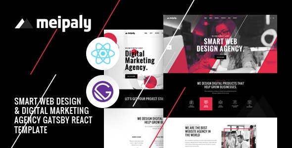 ThemeForest - Meipaly v1.0 - Gatsby React Digital Services Agency Template - 31124709