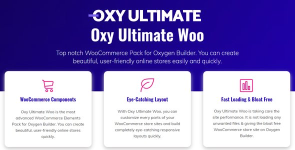 OxyUltimate - Oxy Ultimate Woo v1.3.2 - Oxygen Components for WooCommerce - NULLED