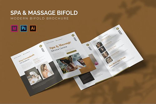 Spa & Massage - Bifold Brochure