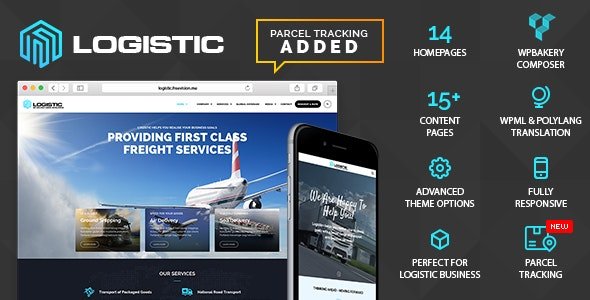 ThemeForest - Logistic v6.6 - WP Theme For Transportation Business - 9559572 - NULLED