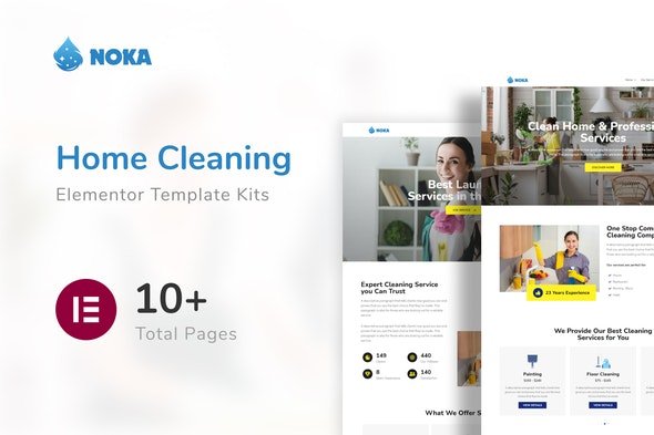 ThemeForest - Noka v1.0.0 - Cleaning Company Service Template Kit - 31467554