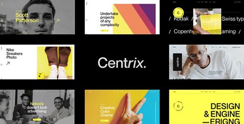 Centrix. - Creative Agency & Portfolio Figma Template 31403833