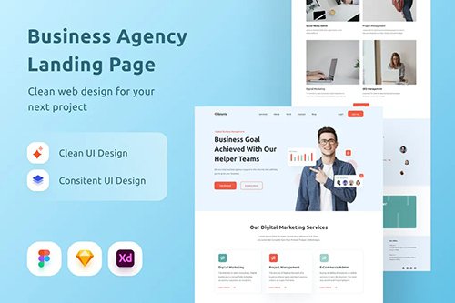 Business Agency Landing Page