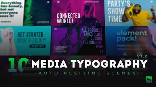 10 Media Typography Scenes 31664639