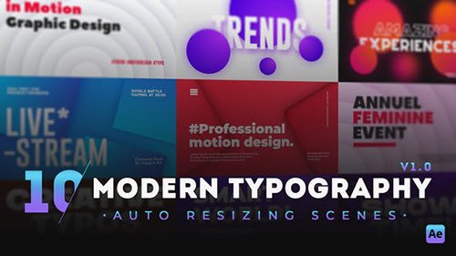 10 Modern Typography Scenes 31632972