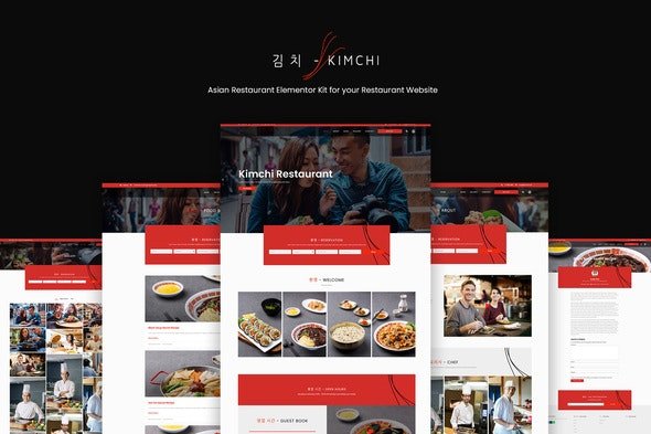 ThemeForest - Kimchi v1.1.0 - Asian Restaurant & Cafe Elementor Template Kit - 29662473