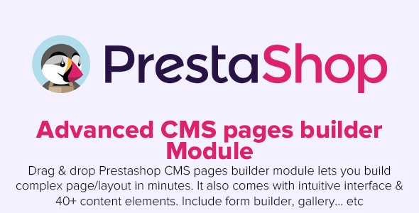 Advanced CMS pages builder v1.3.0 - PrestaShop Module