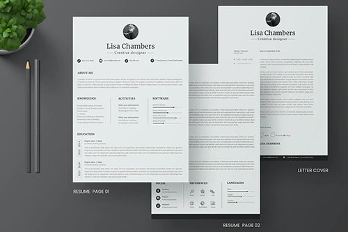 CV Resume & Letter Cover Template