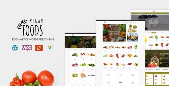 ThemeForest - Vegan Food v5.2.22 - Organic Store Responsive WooCommerce WordPress Theme - 18255861