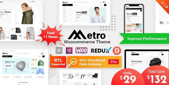 ThemeForest - Metro v1.9.2 - Minimal WooCommerce WordPress Theme - 24204259