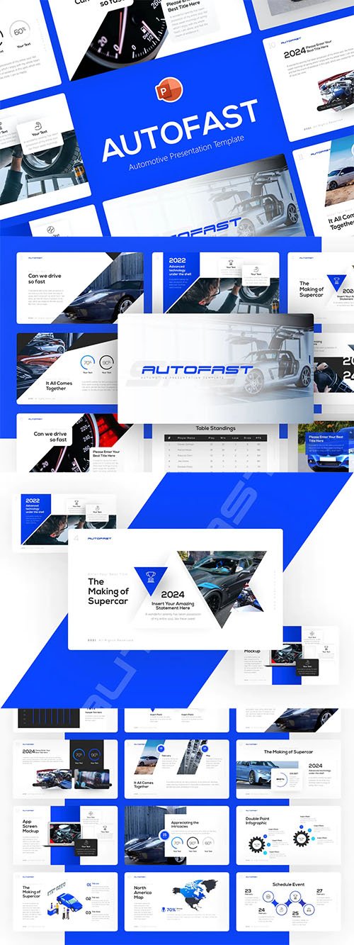 Autofast Automotive Powerpoint Template