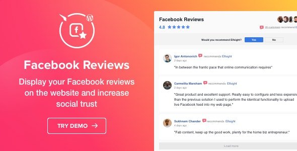 CodeCanyon - Facebook Reviews v1.2.5 - WordPress Facebook Reviews plugin - 23558209