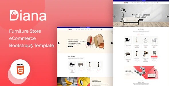 ThemeForest - Diana v1.0 - Furniture Store eCommerce Template - 31671138
