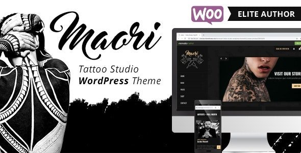 ThemeForest - Maori v1.4.2 - Tattoo Studio WordPress Theme - 22600206