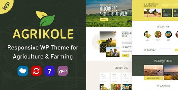 ThemeForest - Agrikole v1.17 - Responsive WordPress Theme for Agriculture & Farming - 25942937