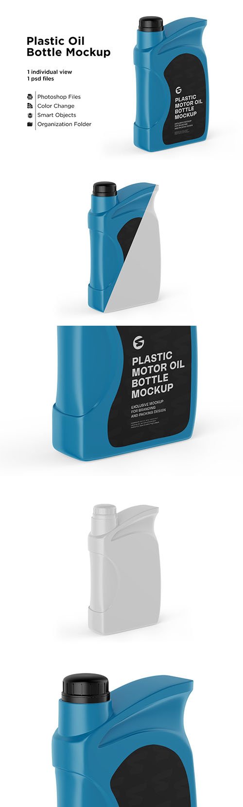 CreativeMarket - Plastic Motor Oil Jerrycan Mockup - 6063385