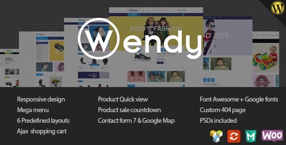 ThemeForest - Wendy v1.6.7 - Multi Store WooCommerce Theme - 11443116