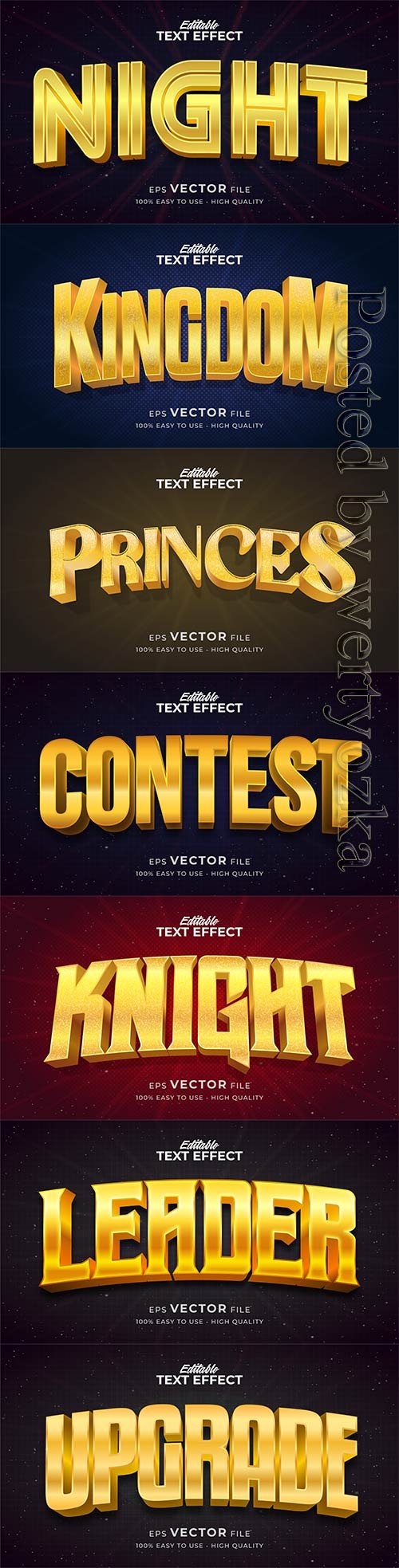 3d editable text style effect vector vol 357