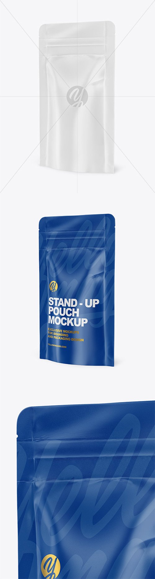 Glossy Stand-Up Pouch Mockup 81843 TIF