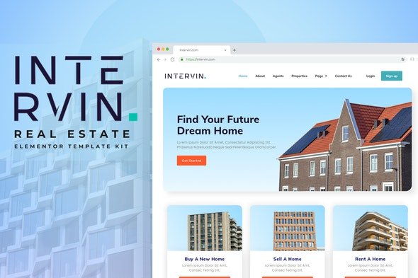 ThemeForest - Intervin v1.0.0 - Real Estate Elementor Template Kit - 32165591