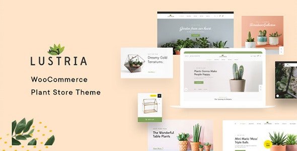 ThemeForest - Lustria v2.3 - MultiPurpose Plant Store WordPress Theme - 23830017