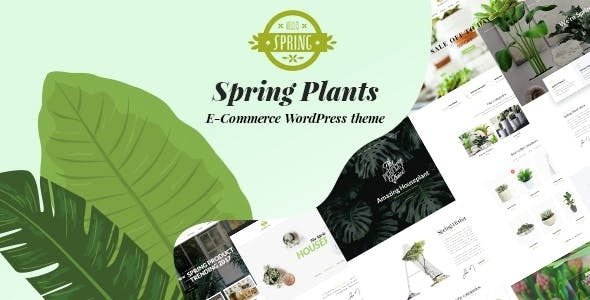 ThemeForest - Spring Plants v2.7 - Gardening & Houseplants WordPress Theme - 21580907