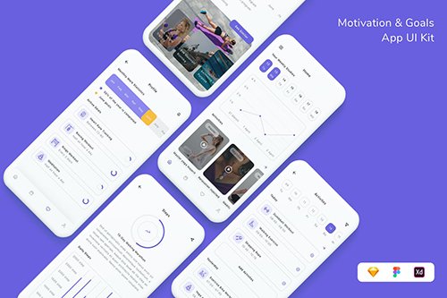 Motivation & Goals App UI Kit