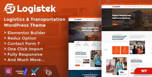 ThemeForest - Logistek v1.0 - Logistics & Transportation WordPress Theme - 30164068