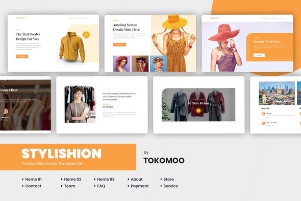 ThemeForest - Stylishion v1.0.2 - Fashion Store Elementor Template Kit - 26296373