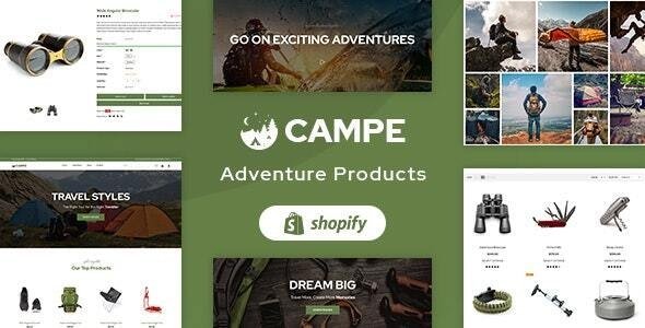 ThemeForest - Campe v1.0 - Camping & Adventure Shopify Theme (Update: 8 February 21) - 28995133